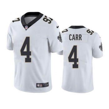Youth New Orleans Saints #4 Derek Carr White Vapor Untouchable Limited Stitched Jersey Youth New Orleans Saints #4 Derek Carr White Vapor Untouchable Limited Stitched Jersey
