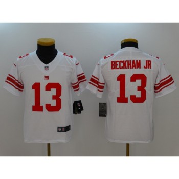 Youth New York Giants #13 Odell Beckham Jr. White Vapor Untouchable Limited Jersey Youth New York Giants #13 Odell Beckham Jr. White Vapor Untouchable Limited Jersey