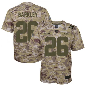 Youth New York Giants #26 Saquon Barkley 2018 Camo Salute to Service Limited Stitched NFL Jersey Youth New York Giants #26 Saquon Barkley 2018 Camo Salute to Service Limited Stitched NFL Jersey