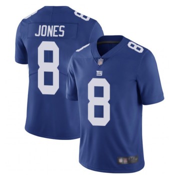Youth New York Giants #8 Daniel Jones Blue Vapor Untouchable Limited Stitched NFL Jersey