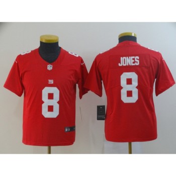 Youth New York Giants #8 Daniel Jones Red Inverted Legend Stitched NFL Jersey Youth New York Giants #8 Daniel Jones Red Inverted Legend Stitched NFL Jersey