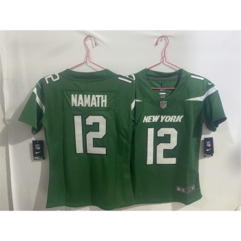 Youth New York Jets #12 Joe Namath Green Vapor Untouchable Limited Stitched Jersey Youth New York Jets #12 Joe Namath Green Vapor Untouchable Limited Stitched Jersey