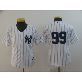Youth New York Yankees #99 Aaron Judge White Cool Base Stitched MLB Jersey Youth New York Yankees #99 Aaron Judge White Cool Base Stitched MLB Jersey