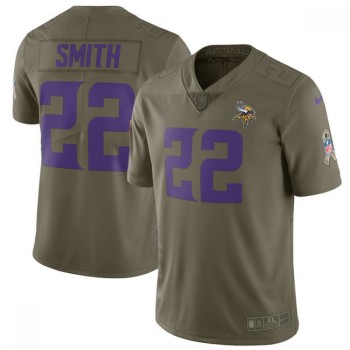 Youth Minnesota Vikings #22 Harrison Smith Olive Salute To Service Limited Stitched NFL Jersey Youth Minnesota Vikings #22 Harrison Smith Olive Salute To Service Limited Stitched NFL Jersey