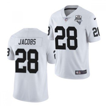 Youth Oakland Raiders #28 Josh Jacobs 2020 White Inaugural Season Vapor Limited Stitched Jersey Youth Oakland Raiders #28 Josh Jacobs 2020 White Inaugural Season Vapor Limited Stitched Jersey