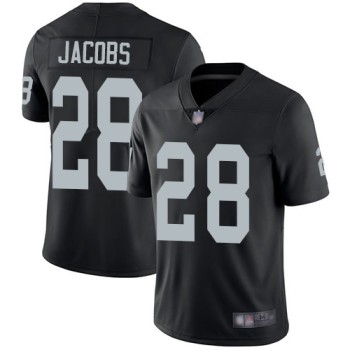 Youth Oakland Raiders #28 Josh Jacobs Black Vapor Untouchable Limited Stitched NFL Jersey Youth Oakland Raiders #28 Josh Jacobs Black Vapor Untouchable Limited Stitched NFL Jersey