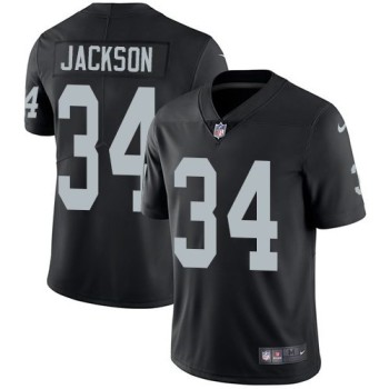 Youth Oakland Raiders #34 Bo Jackson Black Vapor Untouchable Limited Stitched NFL Jersey Youth Oakland Raiders #34 Bo Jackson Black Vapor Untouchable Limited Stitched NFL Jersey