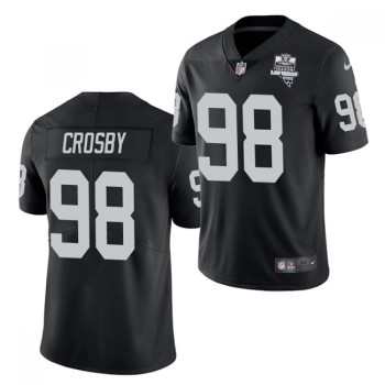 Youth Oakland Raiders #98 Maxx Crosby 2020 Black Inaugural Season Vapor Limited Stitched Jersey Youth Oakland Raiders #98 Maxx Crosby 2020 Black Inaugural Season Vapor Limited Stitched Jersey