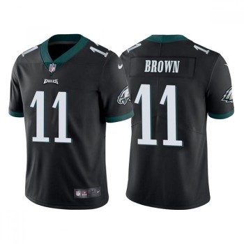 Youth Philadelphia Eagles #11 A. J. Brown Black Vapor Untouchable Limited Stitched Football Jersey Youth Philadelphia Eagles #11 A. J. Brown Black Vapor Untouchable Limited Stitched Football Jersey