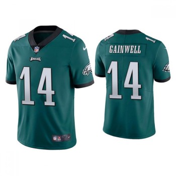 Youth Philadelphia Eagles #14 Kenneth Gainwell Green Vapor Untouchable Limited Stitched Football Jersey Youth Philadelphia Eagles #14 Kenneth Gainwell Green Vapor Untouchable Limited Stitched Football Jersey