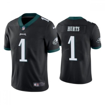 Youth Philadelphia Eagles #1 Jalen Hurts Black Vapor Untouchable Limited Stitched Football Jersey Youth Philadelphia Eagles #1 Jalen Hurts Black Vapor Untouchable Limited Stitched Football Jersey