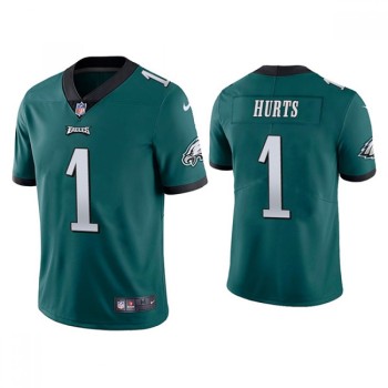 Youth Philadelphia Eagles #1 Jalen Hurts Green Vapor Untouchable Limited Stitched Football Jersey Youth Philadelphia Eagles #1 Jalen Hurts Green Vapor Untouchable Limited Stitched Football Jersey