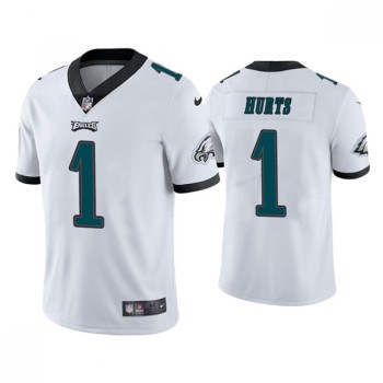 Youth Philadelphia Eagles #1 Jalen Hurts White Vapor Untouchable Limited Stitched Football Jersey Youth Philadelphia Eagles #1 Jalen Hurts White Vapor Untouchable Limited Stitched Football Jersey