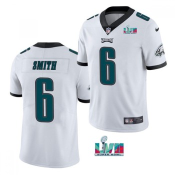 Youth Philadelphia Eagles #6 DeVonta Smith White Super Bowl LVII Patch Vapor Untouchable Limited Stitched Football Jersey Youth Philadelphia Eagles #6 DeVonta Smith White Super Bowl LVII Patch Vapor Untouchable Limited Stitched Football Jersey