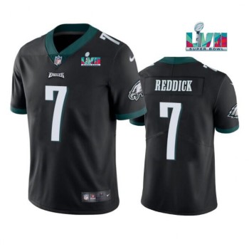 Youth Philadelphia Eagles #7 Haason Reddick Black Super Bowl LVII Patch Vapor Untouchable Limited Stitched Football Jersey Youth Philadelphia Eagles #7 Haason Reddick Black Super Bowl LVII Patch Vapor Untouchable Limited Stitched Football Jersey