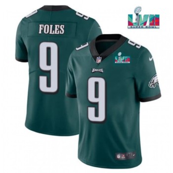 Youth Philadelphia Eagles #9 Nick Foles Green Super Bowl LVII Patch Vapor Untouchable Limited Stitched Football Jersey Youth Philadelphia Eagles #9 Nick Foles Green Super Bowl LVII Patch Vapor Untouchable Limited Stitched Football Jersey