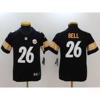 Youth Pittsburgh Steelers #26 Le'Veon Bell Black Vapor Untouchable Limited Jersey Youth Pittsburgh Steelers #26 Le'Veon Bell Black Vapor Untouchable Limited Jersey