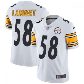 Youth Pittsburgh Steelers #58 Jack Lambert White Vapor Untouchable Limited Stitched Jersey Youth Pittsburgh Steelers #58 Jack Lambert White Vapor Untouchable Limited Stitched Jersey