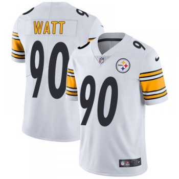 Youth Pittsburgh Steelers #90 T. J. Watt White Vapor Untouchable Limited Stitched NFL Jersey Youth Pittsburgh Steelers #90 T. J. Watt White Vapor Untouchable Limited Stitched NFL Jersey