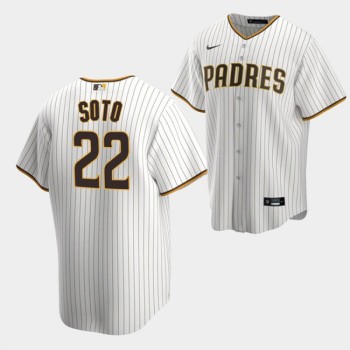Youth San Diego Padres #22 Juan Soto White Stitched Baseball Jersey Youth San Diego Padres #22 Juan Soto White Stitched Baseball Jersey