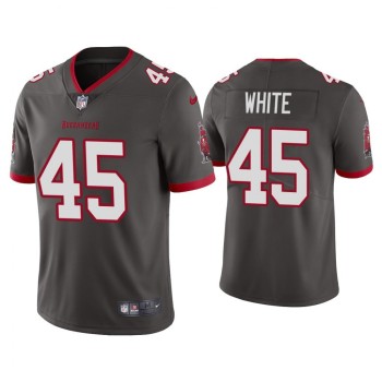 Youth Tampa Bay Buccaneers #45 Devin White New Grey Vapor Untouchable Limited Stitched Jersey Youth Tampa Bay Buccaneers #45 Devin White New Grey Vapor Untouchable Limited Stitched Jersey