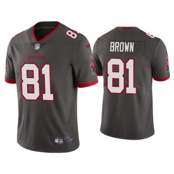 Youth Tampa Bay Buccaneers #81 Antonio Brown Grey Vapor Untouchable Limited Stitched Jersey Youth Tampa Bay Buccaneers #81 Antonio Brown Grey Vapor Untouchable Limited Stitched Jersey