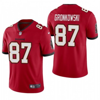 Youth Tampa Bay Buccaneers #87 Rob Gronkowski New Red Vapor Untouchable Limited Stitched Jersey Youth Tampa Bay Buccaneers #87 Rob Gronkowski New Red Vapor Untouchable Limited Stitched Jersey