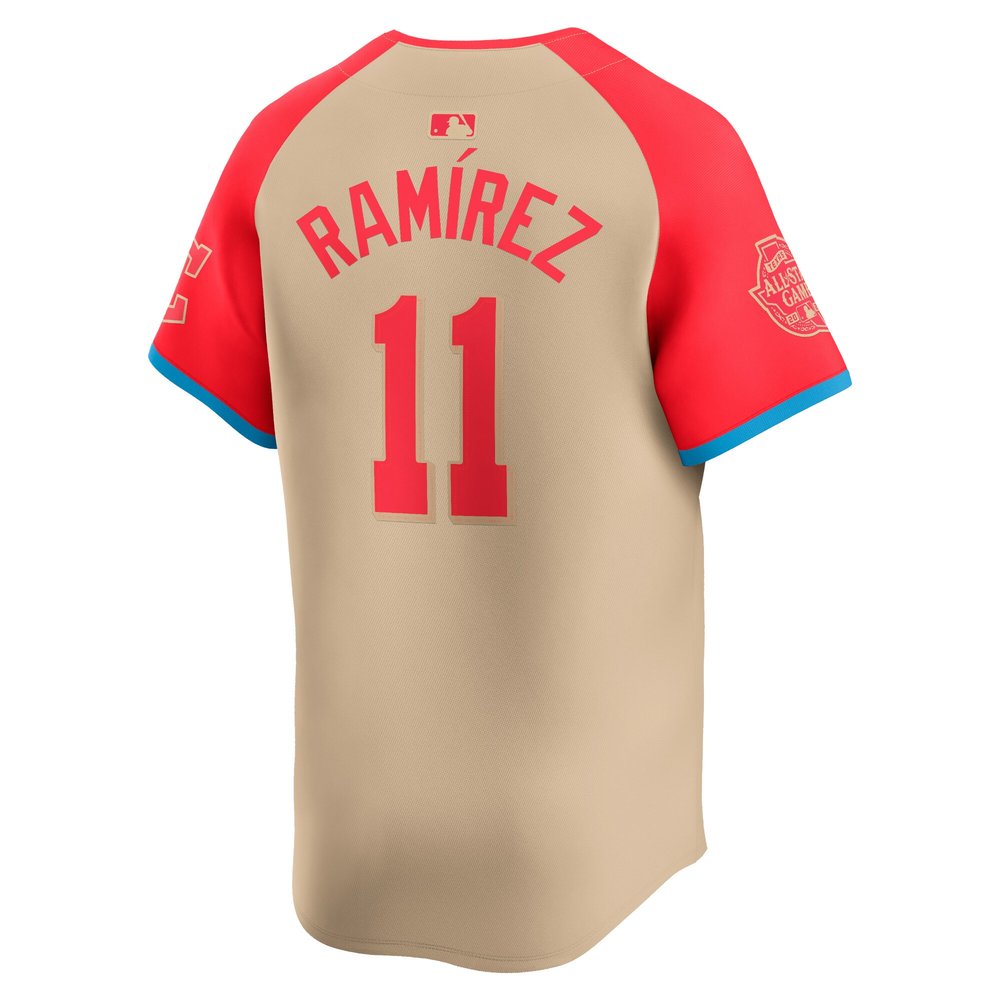 Men's American League Jose Ramirez Cream 2024 MLB All-Star Game Limited Player Jersey
