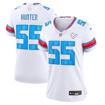 Women's Houston Texans #55 Danielle Hunter White 2026 Rivalries Collection Game Jersey Women's Houston Texans #55 Danielle Hunter White 2026 Rivalries Collection Game Jersey