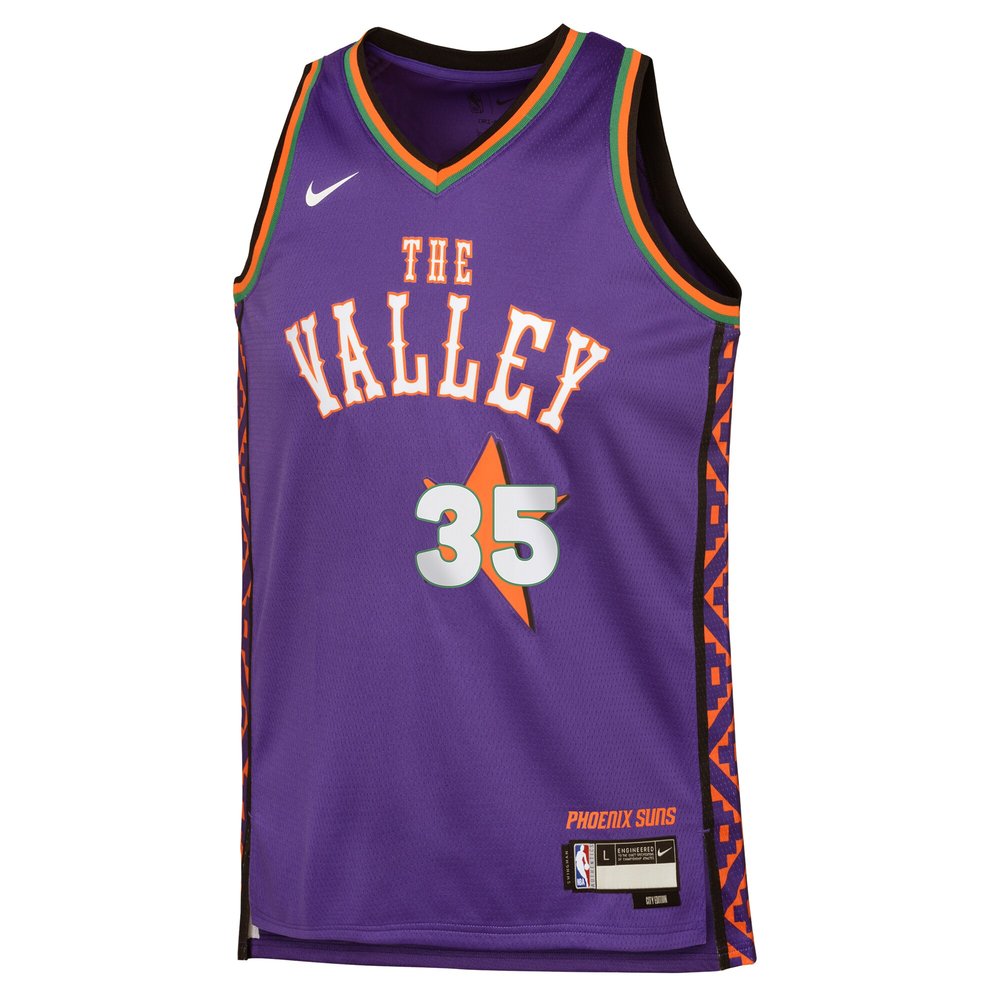 Youth Phoenix Suns Kevin Durant Purple 2024/25 Swingman Player Jersey - City Edition