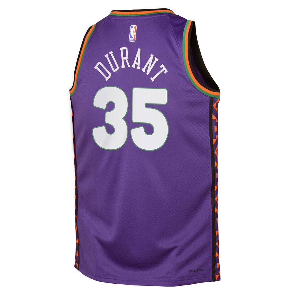 Youth Phoenix Suns Kevin Durant Purple 2024/25 Swingman Player Jersey - City Edition