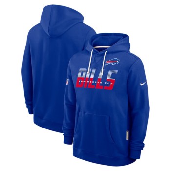 Men's Buffalo Bills Royal Sideline Standard Issue Top Prospect Dri-FIT Hoodie Men's Buffalo Bills Royal Sideline Standard Issue Top Prospect Dri-FIT Hoodie