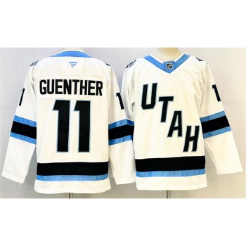 Youth Utah Mammoth #11 Dylan Guenther White Stitched Jersey