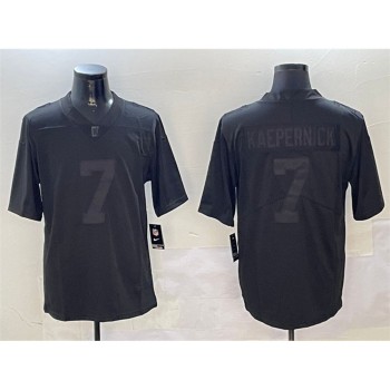 Men's Las Vegas Raiders #7 Colin Kaepernick Black Vapor Limited Jersey Men's Las Vegas Raiders #7 Colin Kaepernick Black Vapor Limited Jersey