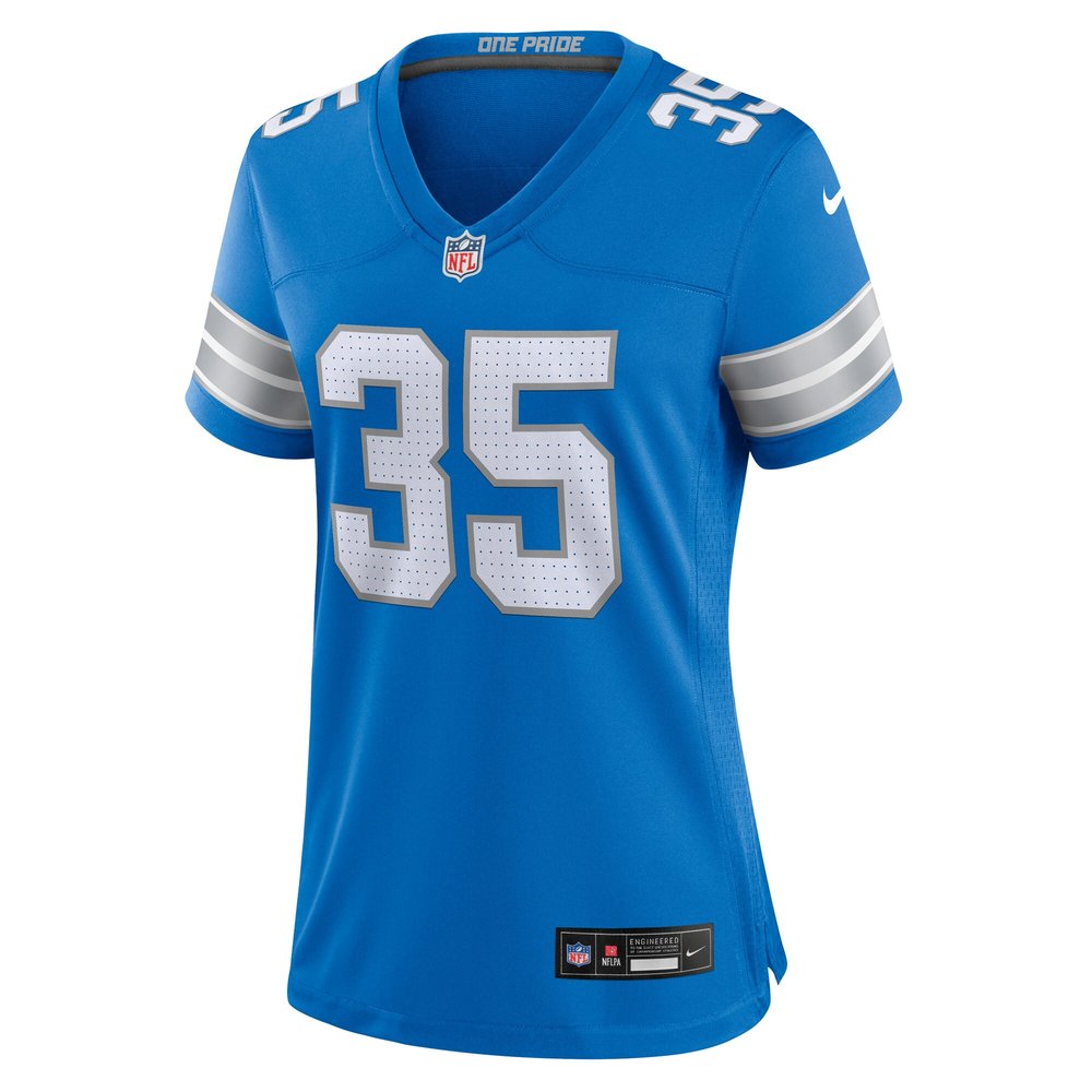 Women's Detroit Lions Chelen Garnes  Blue Game Jersey