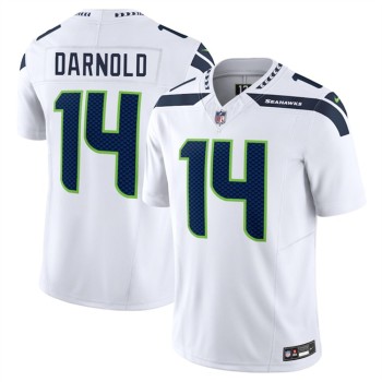 Youth Seattle Seahawks #14 Sam Darnold White 2024 F.U.S.E Vapor Limited Stitched Football Jersey Youth Seattle Seahawks #14 Sam Darnold White 2024 F.U.S.E Vapor Limited Stitched Football Jersey