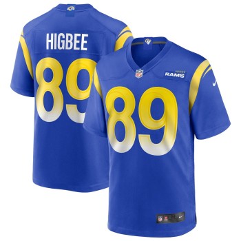 Men's Los Angeles Rams Tyler Higbee Royal Game Player Jersey Men's Los Angeles Rams Tyler Higbee Royal Game Player Jersey