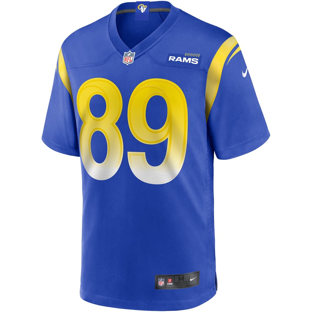 Men's Los Angeles Rams Tyler Higbee Royal Game Player Jersey Men's Los Angeles Rams Tyler Higbee Royal Game Player Jersey