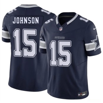 Youth Dallas Cowboys #15 Tyler Johnson Navy 2026 NFL Draft Vapor F.U.S.E. Limited Jersey Youth Dallas Cowboys #15 Tyler Johnson Navy 2026 NFL Draft Vapor F.U.S.E. Limited Jersey