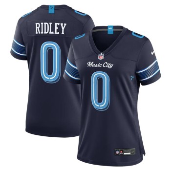 Women's Tennessee Titans #0 Calvin Ridley Navy 2026 Rivalries Collection Game Jersey Women's Tennessee Titans #0 Calvin Ridley Navy 2026 Rivalries Collection Game Jersey