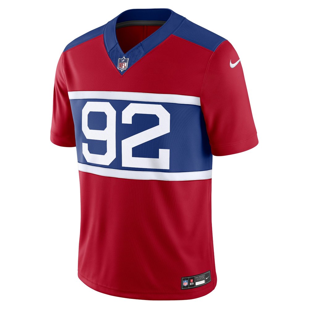 Men's New York Giants Michael Strahan Century Red Alternate Vapor F.U.S.E. Retired Player Limited Jersey Men's New York Giants Michael Strahan Century Red Alternate Vapor F.U.S.E. Retired Player Limited Jersey