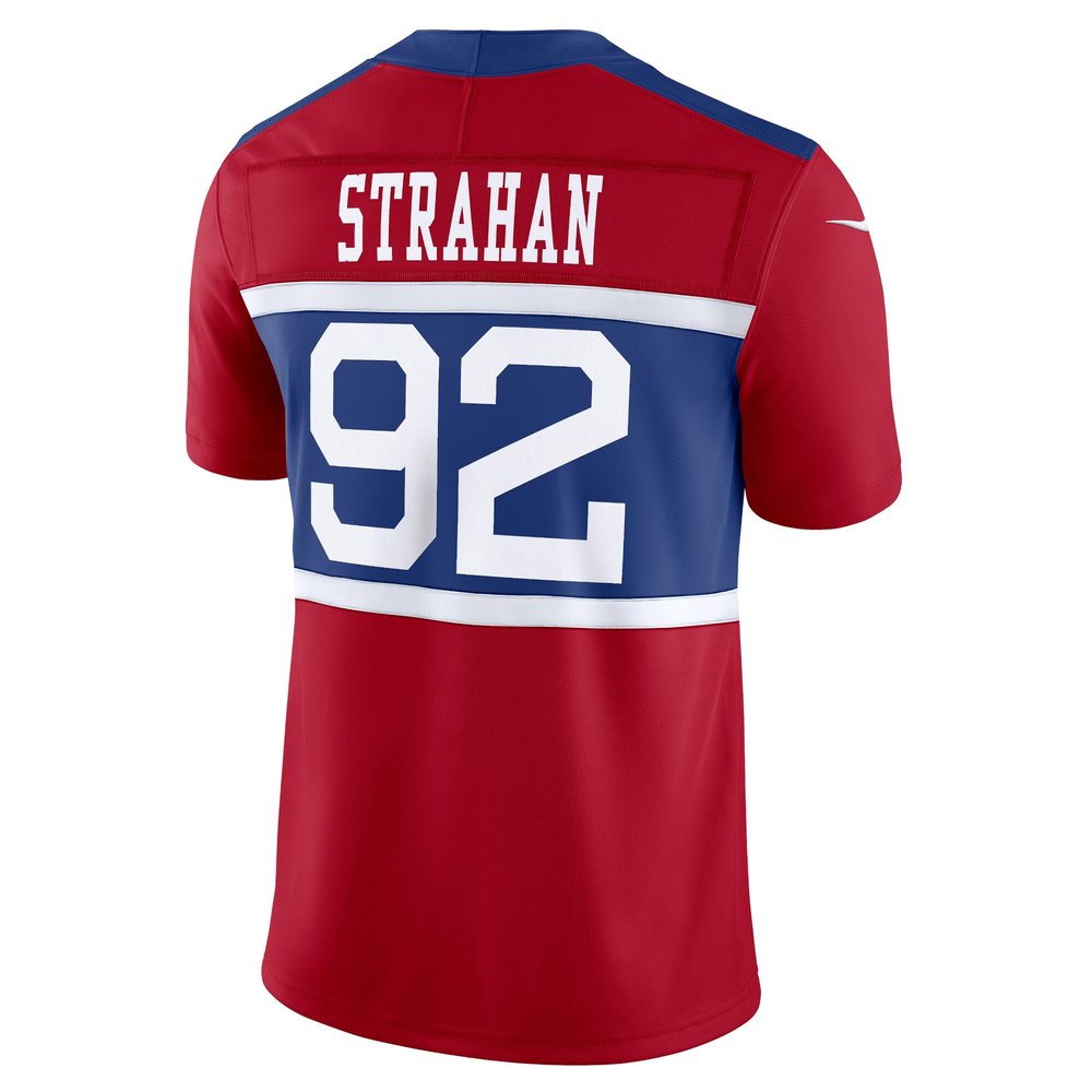 Men's New York Giants Michael Strahan Century Red Alternate Vapor F.U.S.E. Retired Player Limited Jersey Men's New York Giants Michael Strahan Century Red Alternate Vapor F.U.S.E. Retired Player Limited Jersey
