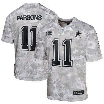 Youth Dallas Cowboys Micah Parsons Arctic Camo 2024 Salute to Service Game Jersey Youth Dallas Cowboys Micah Parsons Arctic Camo 2024 Salute to Service Game Jersey