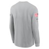 Men's Kansas City Chiefs Gray 2024 Salute To Service Long Sleeve T-Shirt