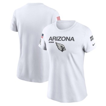 Women's Arizona Cardinals  White 2024 Salute To Service Legend Performance T-Shirt Women's Arizona Cardinals  White 2024 Salute To Service Legend Performance T-Shirt