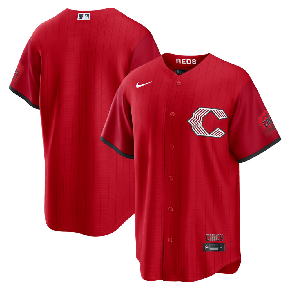 Men's Cincinnati Reds Nike Red 2026 City Connect Stadium Jersey Men's Cincinnati Reds Nike Red 2026 City Connect Stadium Jersey