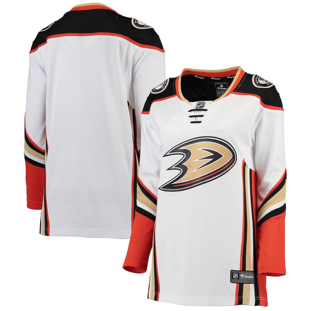 Women's Anaheim Ducks White Home Jersey