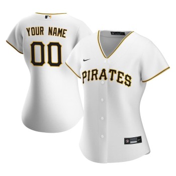Women's San Diego Padres Nike White Home Limited Custom Jersey Women's San Diego Padres Nike White Home Limited Custom Jersey