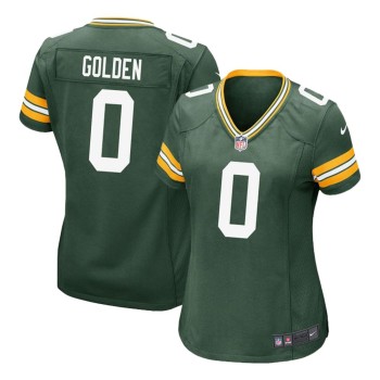 Women's Green Bay Packers #0 Matthew Golden Green Game Player Jersey Women's Green Bay Packers #0 Matthew Golden Green Game Player Jersey