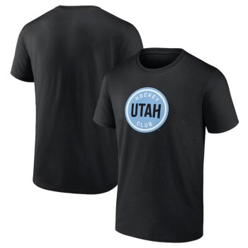 Men's Utah Mammoth Black Draft Logo T-Shirt